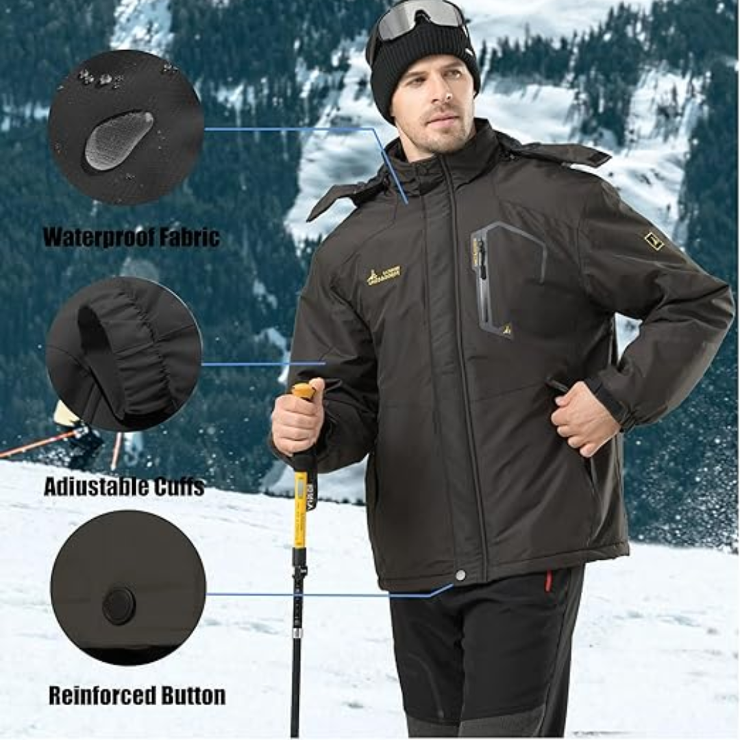 Veste Ski Homme – Imperméable – Coupe-Vent