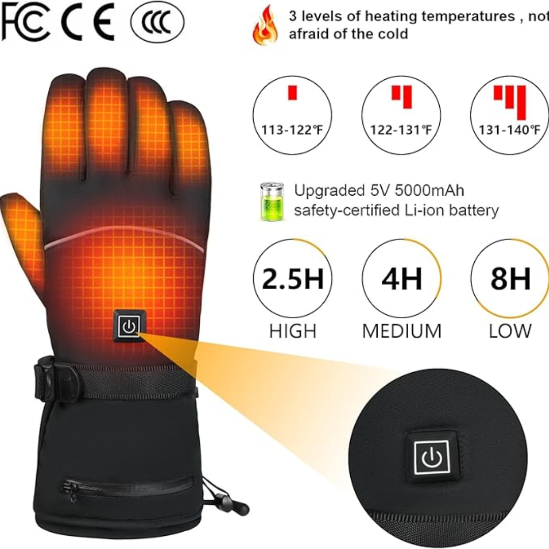 Gants Chauffants – Tactiles – Rechargeables