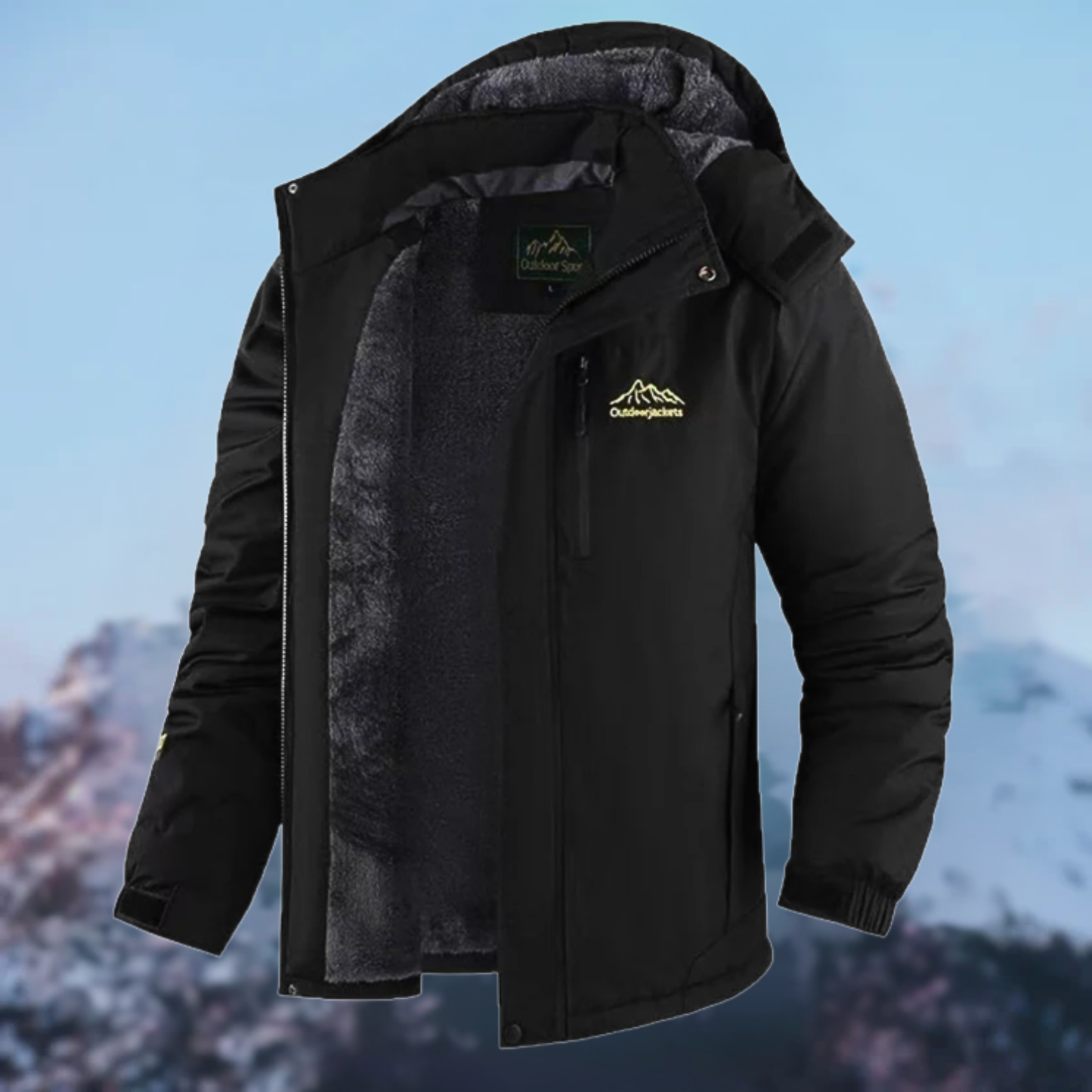 Veste de Ski d'Hiver | Veste de Randonnée Coupe-Vent à Capuche