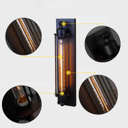 Applique Murale – Ampoule Edison – Métal