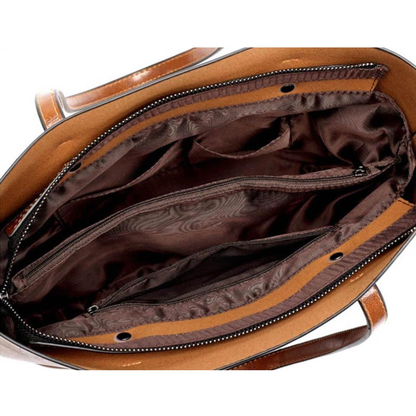 Maélie Sac Cabas en Cuir pour Femme | Sac Épaule Confort Luxe