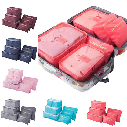 Cubes Rangement Valise Voyage 6 Pièces