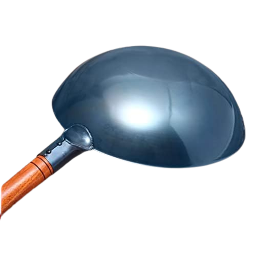 HeatFlow Wok en Fer | Poêle Antiadhésive en Acier au Carbone