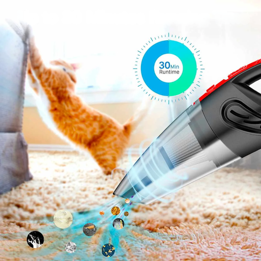 Aspirateur à Main sans Fil – HEPA – Voiture
