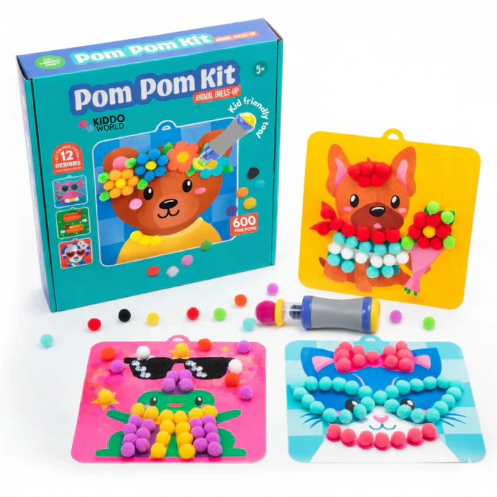 Kit Pompons Créatif Enfants 5+