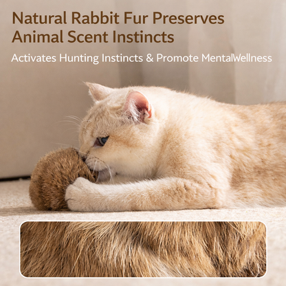 Balle Cataire Peluche Douce Chat