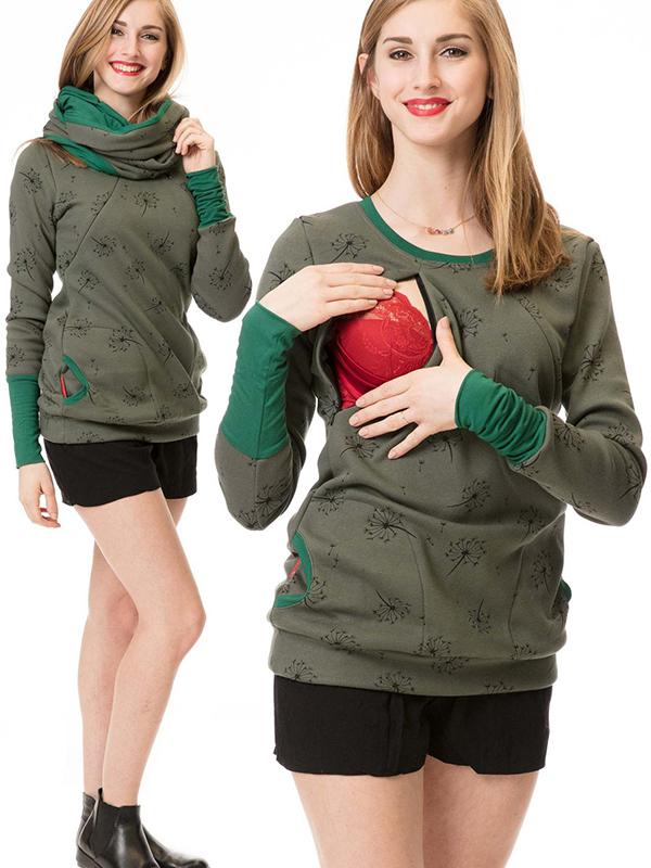 Sweat Allaitement Zippé Maternité Confort