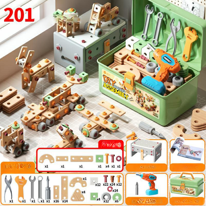 Coffret Outils Bois Enfant Construction