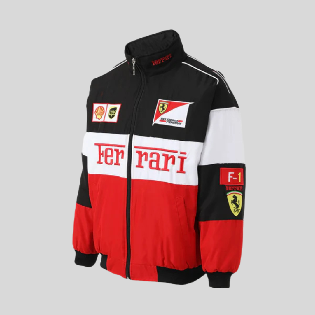 Veste de course Ferrari Racing vintage pour hommes et femmes