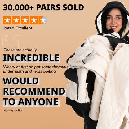 Pantalon Imperméable Doublé Polaire Unisexe