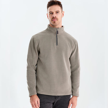 Pull Zippé Homme – Doux et Confortable – Pour l'Hiver et les Activités Extérieures