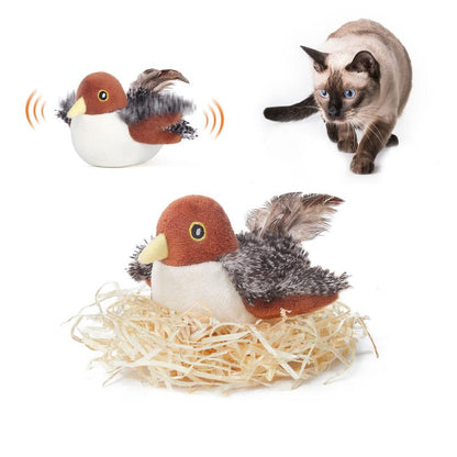 Jouet Chat Oiseau – Sonore – Interactif