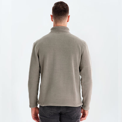 Pull Zippé Homme – Doux et Confortable – Pour l'Hiver et les Activités Extérieures