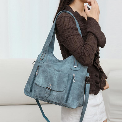 Noélie Sac à Main Vintage | Élégant Sac Bandoulière Femme d’Épaule Quotidien