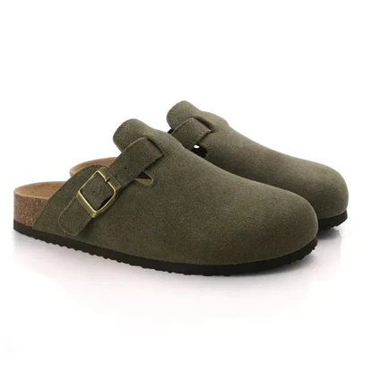 Sabots Daim – Bride Réglable – Semelle Antidérapante