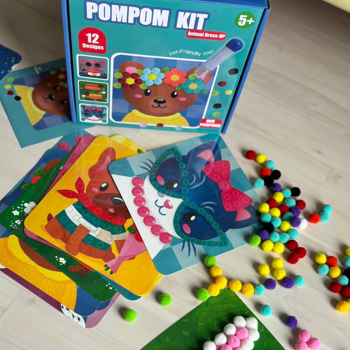 Kit Pompons Créatif Enfants 5+