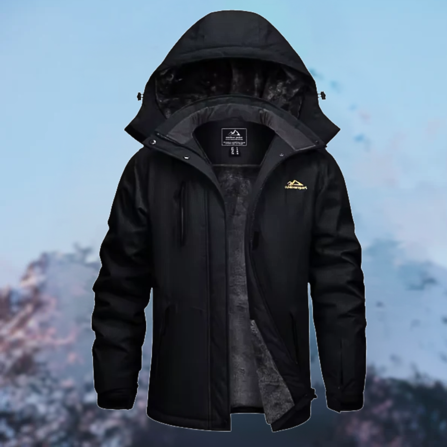 Veste de Ski d'Hiver | Veste de Randonnée Coupe-Vent à Capuche