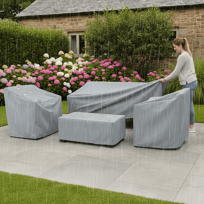 Housse Salon de Jardin – Imperméable – Anti-UV