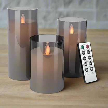 LumenFlame Bougies LED | Sans flamme réelle, sûres, douces et atmosphériques pour le salon