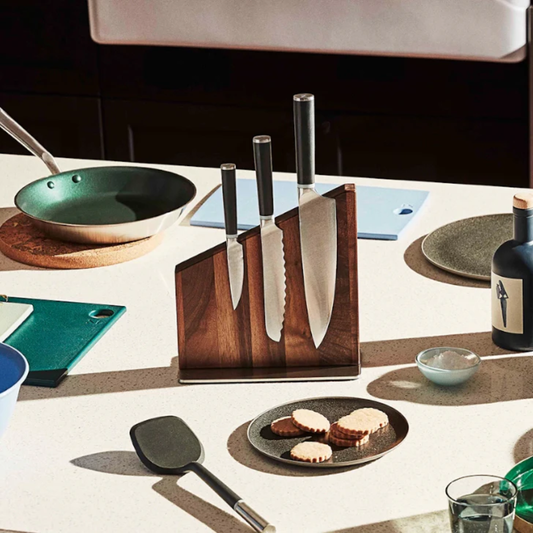 BoisMagnétique Porte-Couteaux | Support Magnétique Double Face Caché