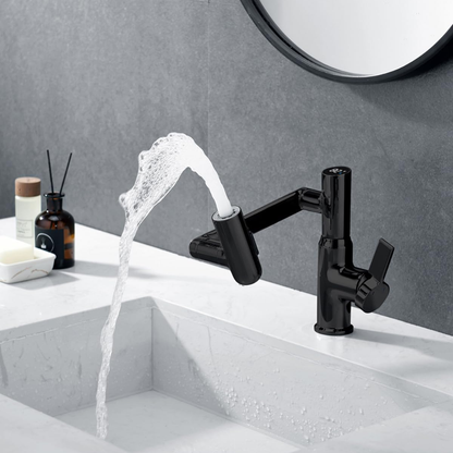 Robinet d'Évier Intelligent Pivotant à 360° | Inox avec Affichage Température