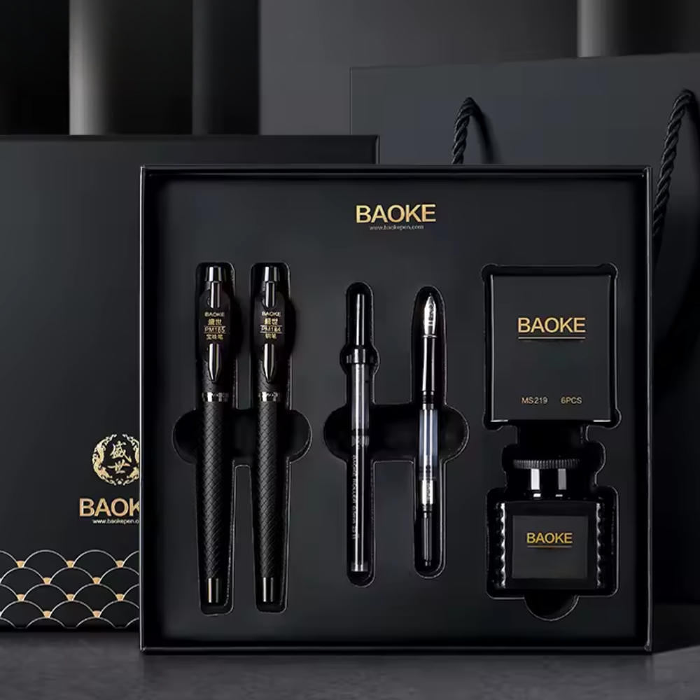 Coffret Cadeau Élégant de Stylo-Plume | Signature, Journal & Calligraphie