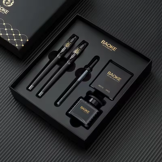 Coffret Cadeau Élégant de Stylo-Plume | Signature, Journal & Calligraphie
