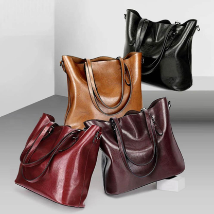 Maélie Sac Cabas en Cuir pour Femme | Sac Épaule Confort Luxe