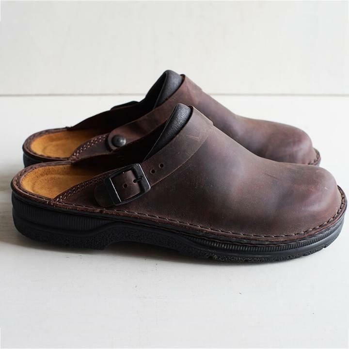 BirchClog | Pantoufles Orthopédiques pour Hommes en Cuir