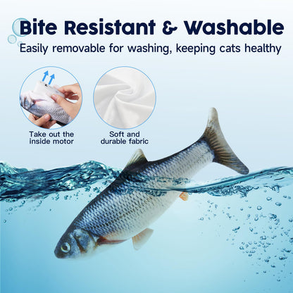 Poisson Peluche Réaliste Pour Chat