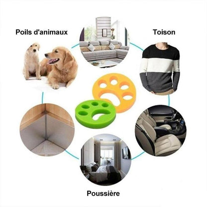 Attrape-Poils Animaux Lave-Linge Réutilisable