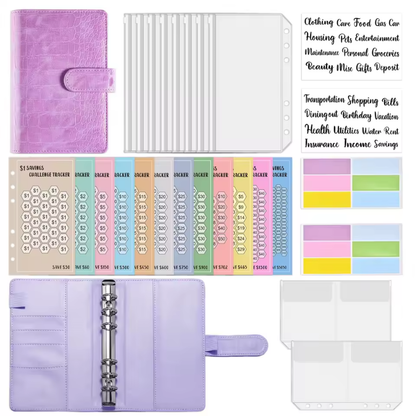 Classeur Budgétaire A6 pour l'Épargne | Suivi Hebdomadaire des Économies