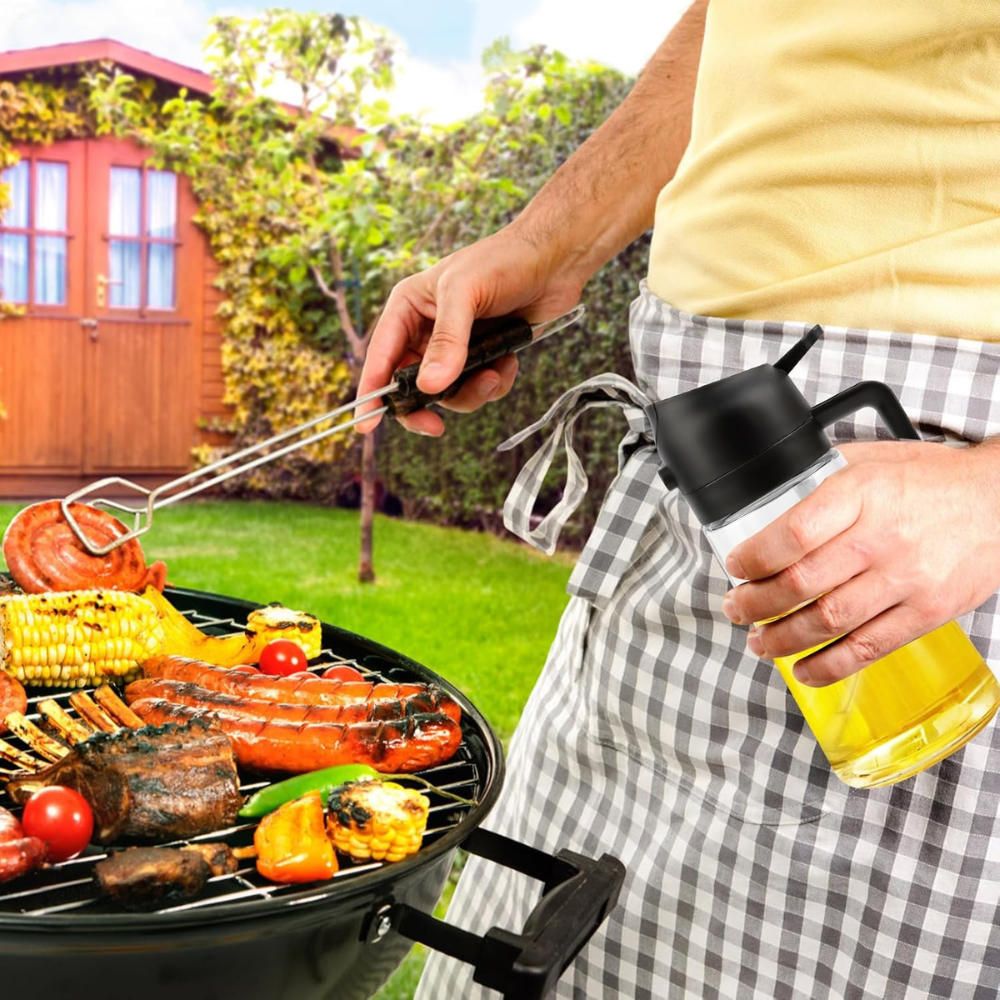 EcoMist Pro - Pulvérisateur et Verseur d’Huile 2-en-1