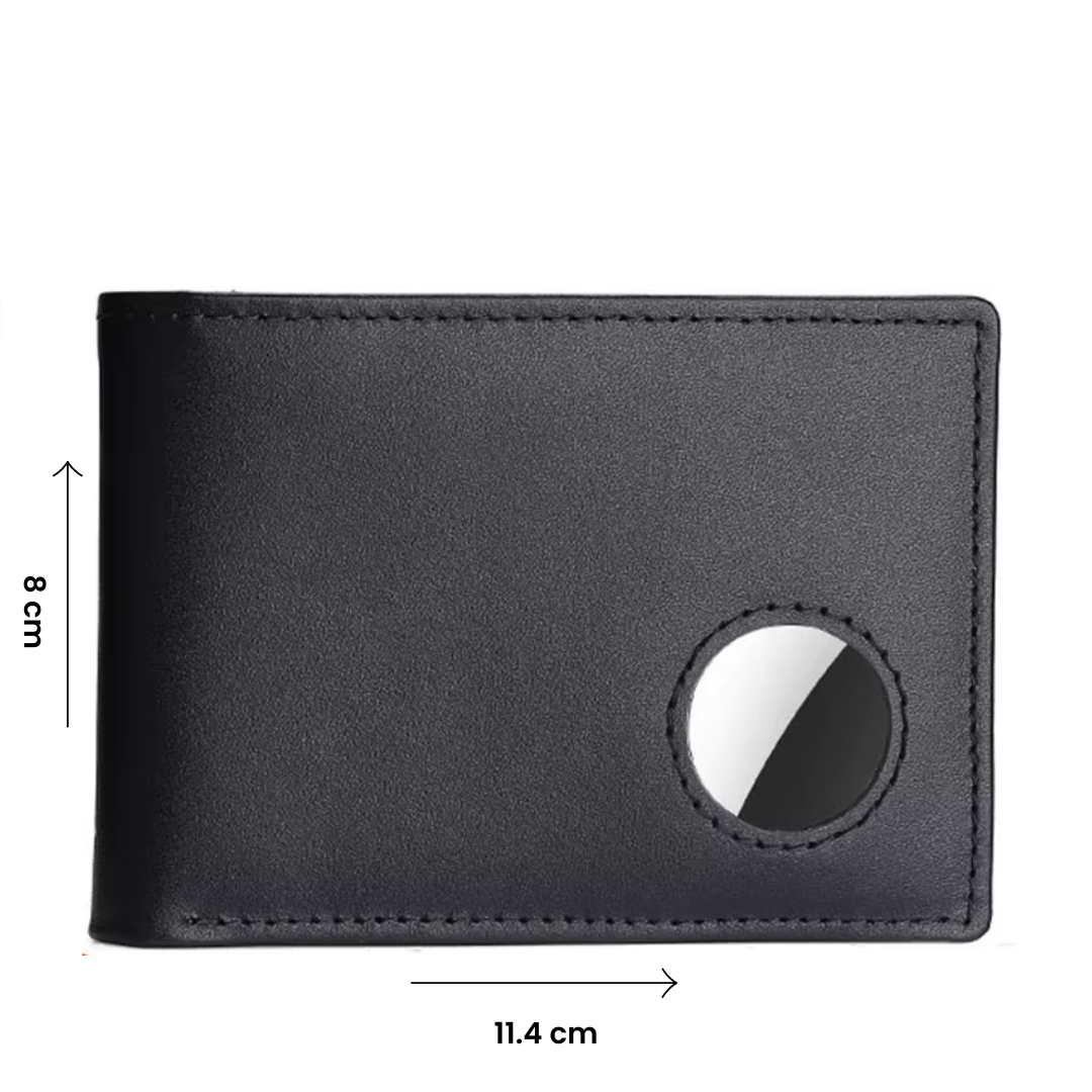 SlimWallet Bleu Marine | Portefeuille Mince & Compatible Airtag Homme