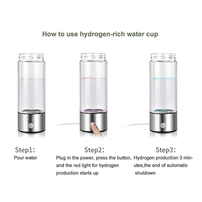 Bouteille Hydrogène – Rechargeable USB – Eau
