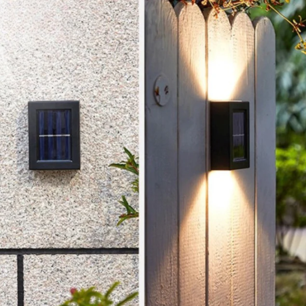 Applique Solaire Murale LED – Haut/Bas – Extérieur