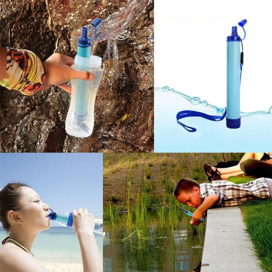 AquaSafe Filtre à Eau de Survie | Pour les urgences & les aventures en plein air