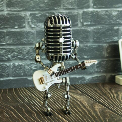 Statuette Microphone – Métal – Avec Guitare