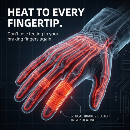 Gants Moto Chauffants Hiver Tactiles