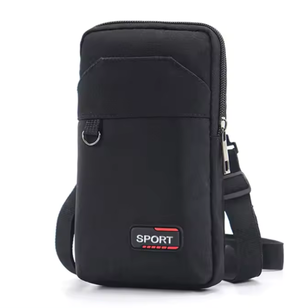 RunGuard Pro Noir | Sac Banane Étanche pour Sport & Randonnée