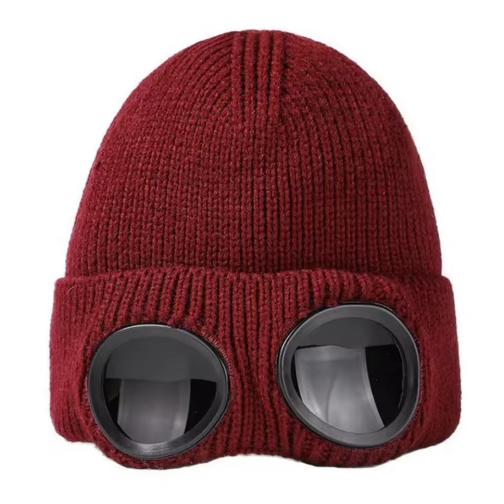 FrostLens Bonnet Thermique | Lunettes Coupe-Vent, Chapeau d'hiver