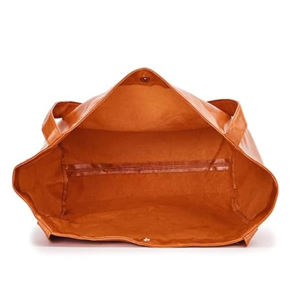 Vérène CarryAll Sac Cabas | Sac d’Épaule Femme en Cuir Végan Premium