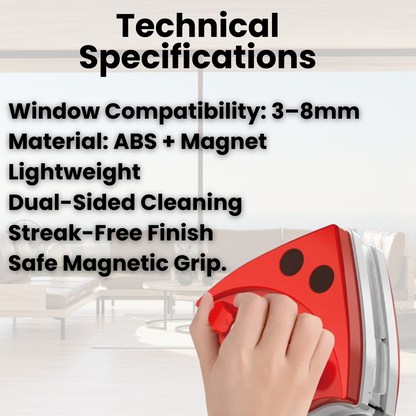 Nettoyeur Vitres Magnétique Double Face