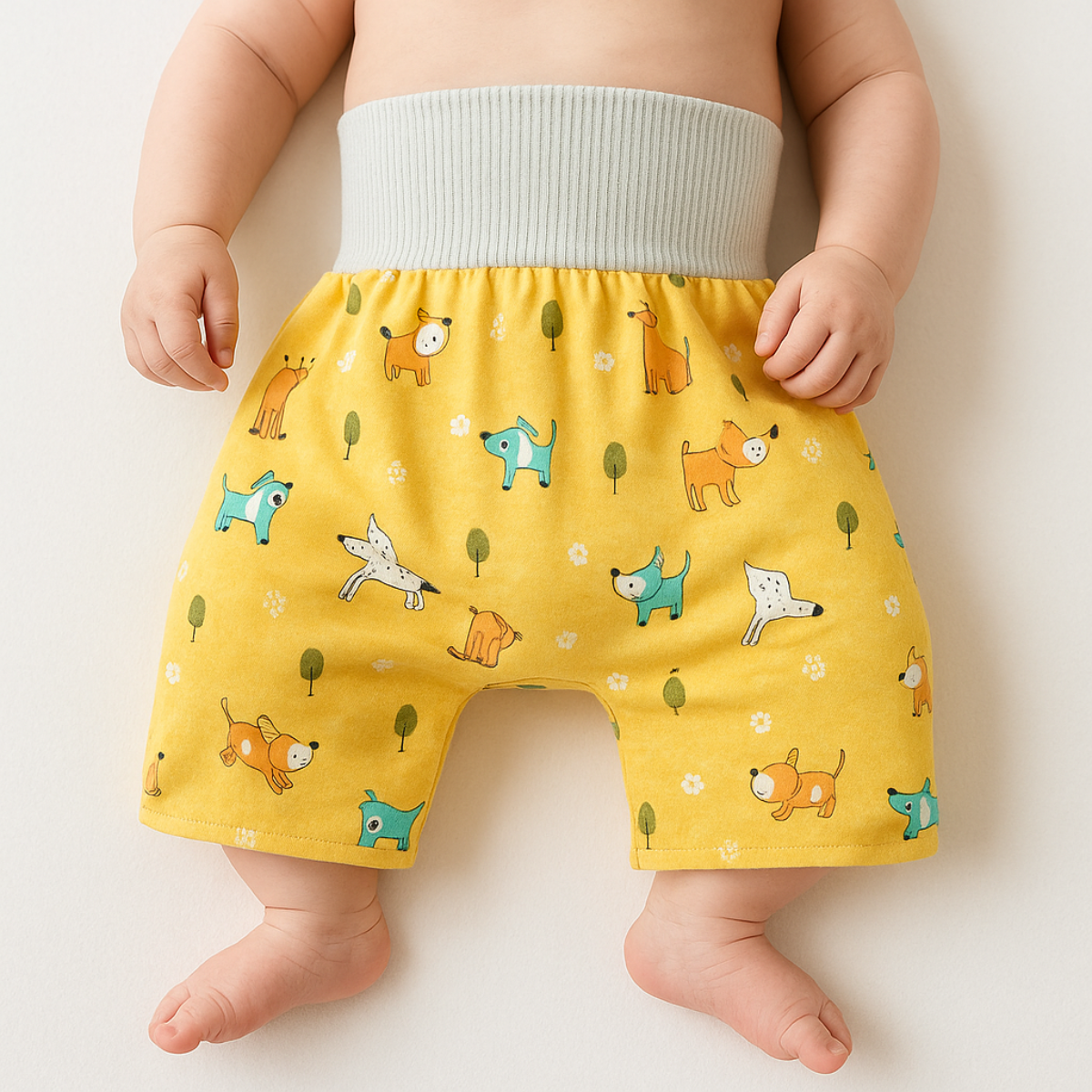 Pantalon d’Apprentissage Bébé – Coton – Taille Élastique