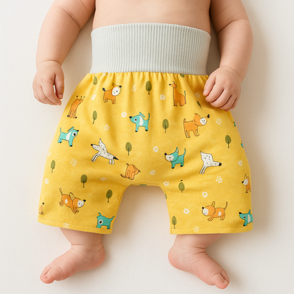 Pantalon d’Apprentissage Bébé – Coton – Taille Élastique