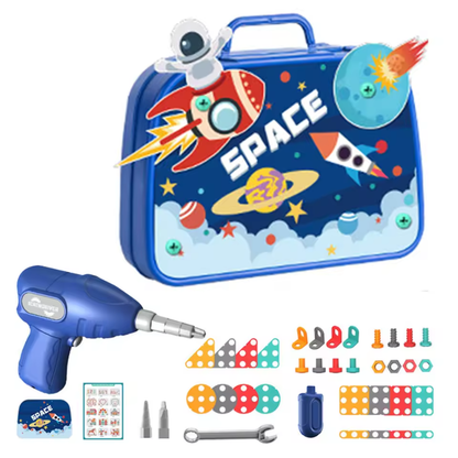 SmartDrill Kit de Construction | Jeu d’Apprentissage Créatif STEM pour Enfants