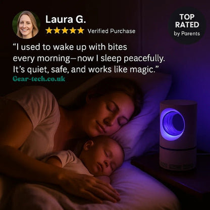 Piège UV Anti-Moustiques Silencieux