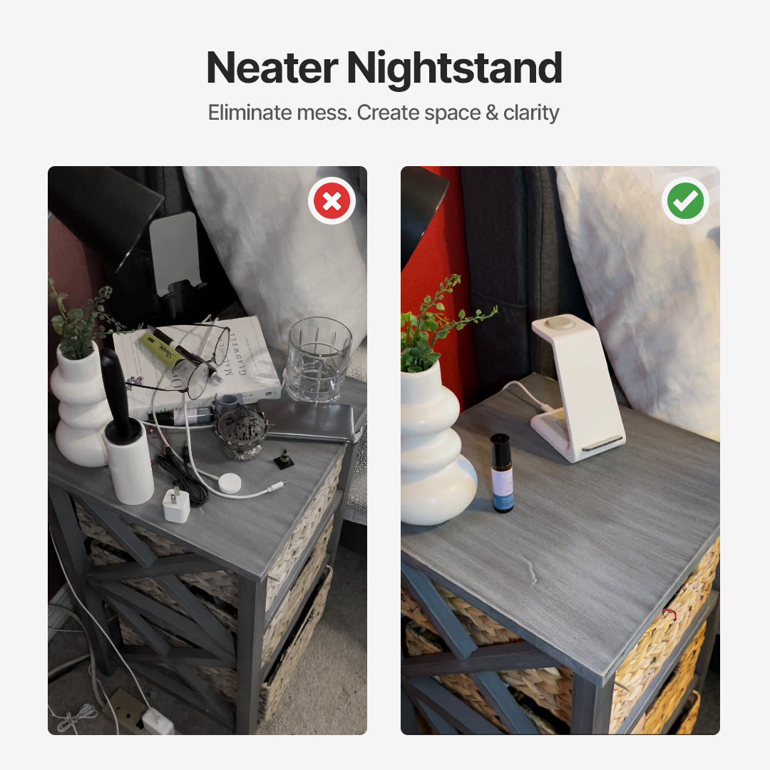 Station Charge Sans Fil 3-en-1