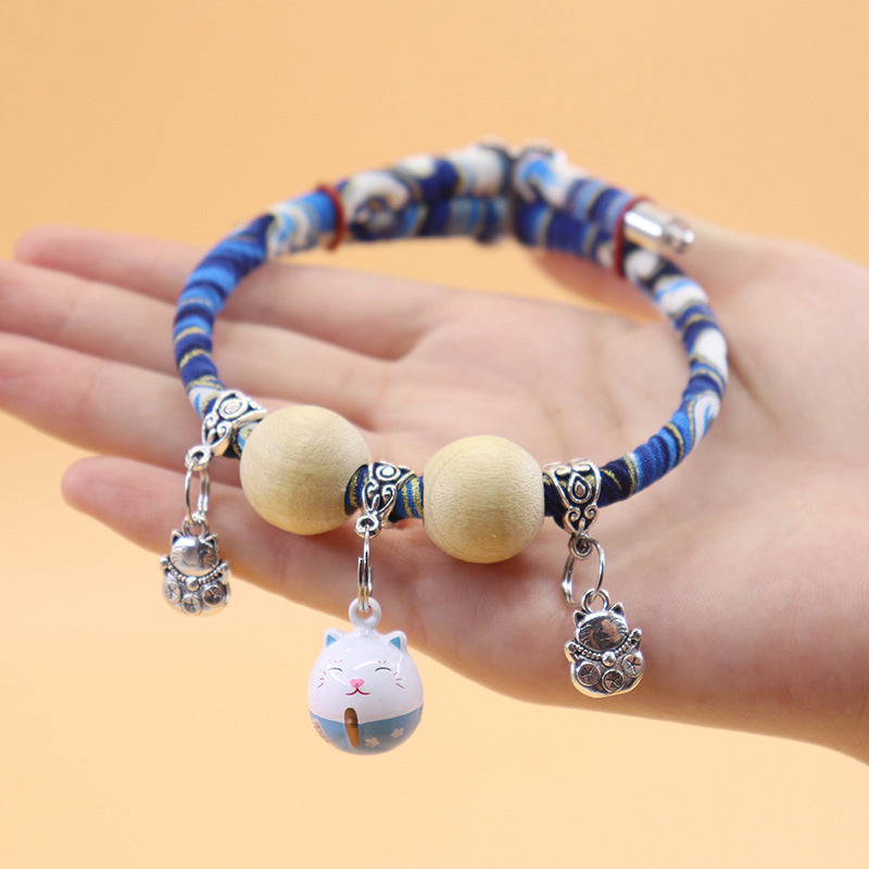 Collier Kimono Porte-Bonheur Chat