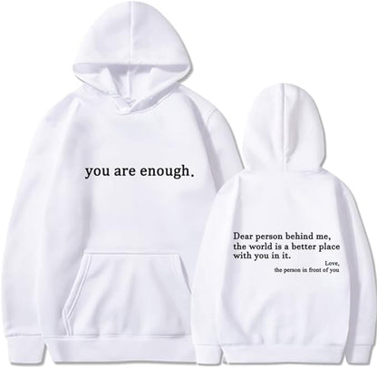 Hoodie Unisexe Message Positif